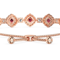 Diamond Link Bolo Bracelet