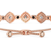 Diamond Link Bolo Bracelet