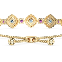 Diamond Link Bolo Bracelet