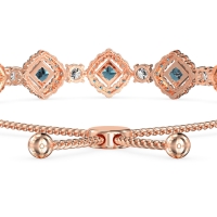 Diamond Link Bolo Bracelet