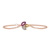 Three Leaf Adjustable Bracelet