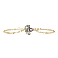 Three Leaf Adjustable Bracelet