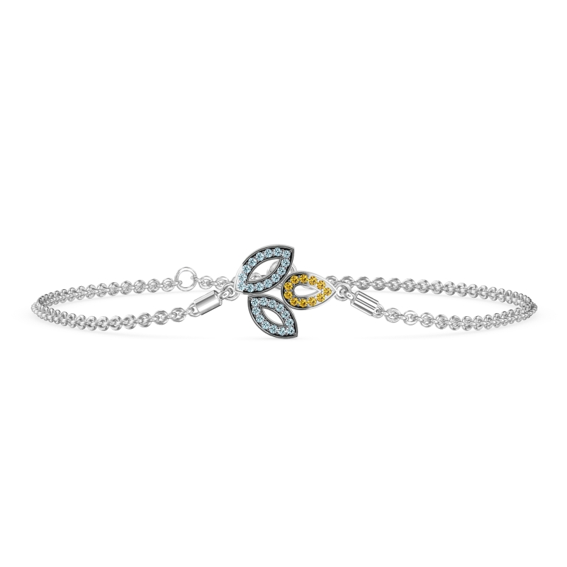 Three Leaf Adjustable Bracelet
