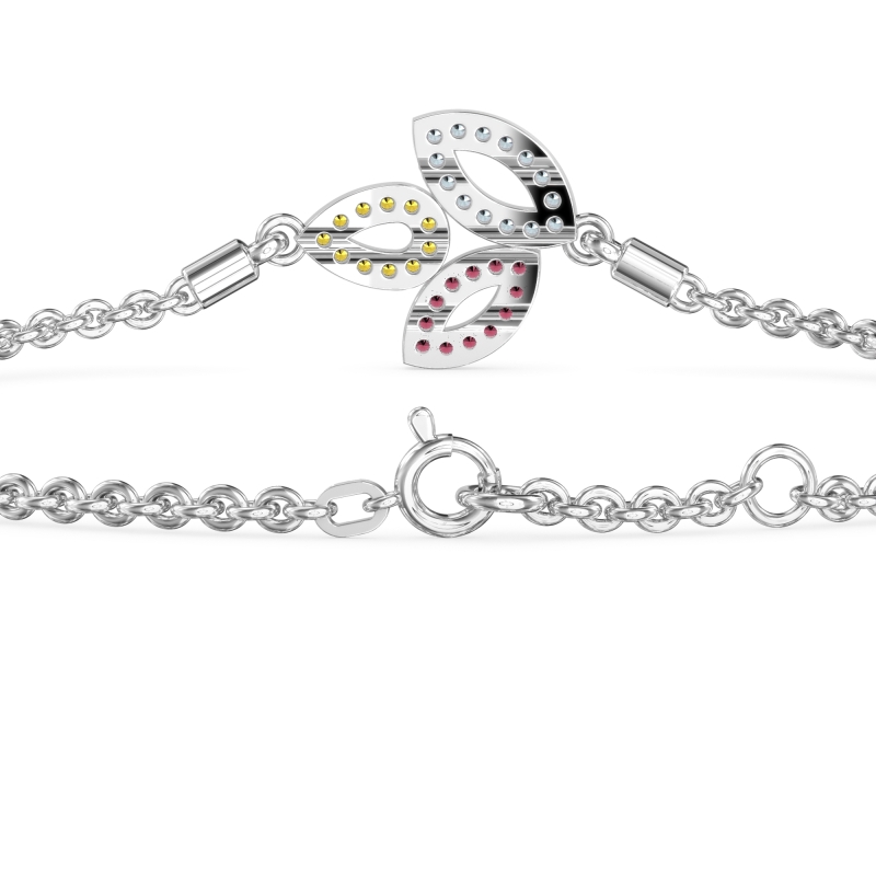 Three Leaf Adjustable Bracelet