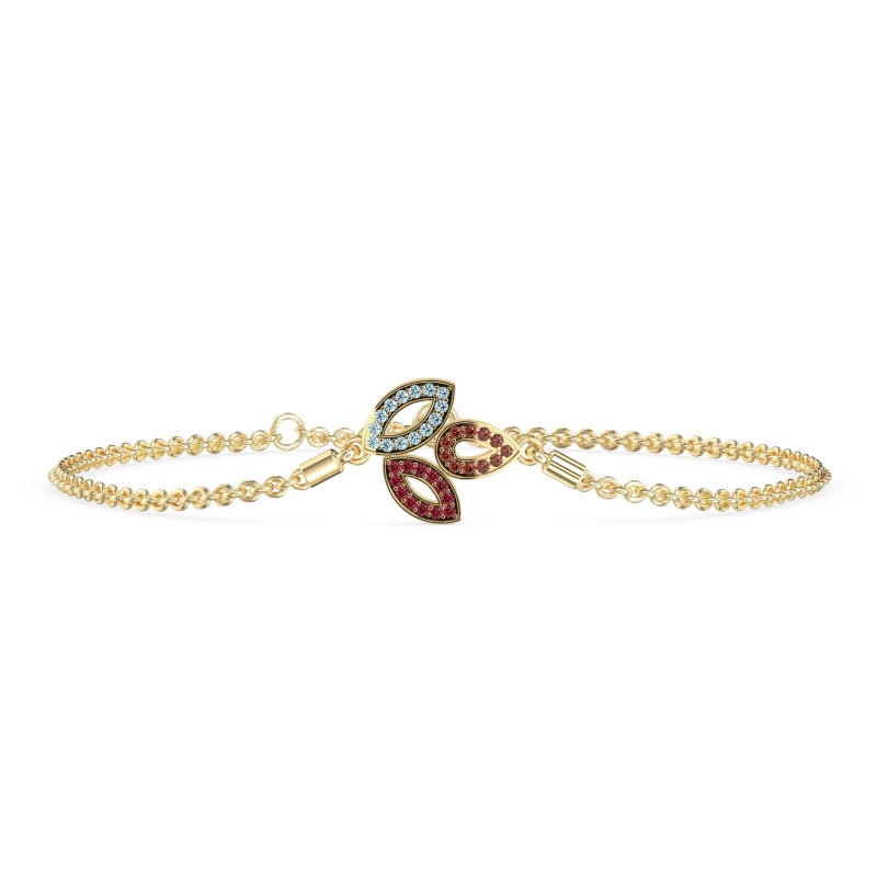 Three Leaf Adjustable Bracelet