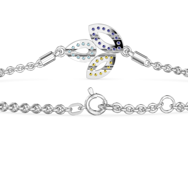 Three Leaf Adjustable Bracelet