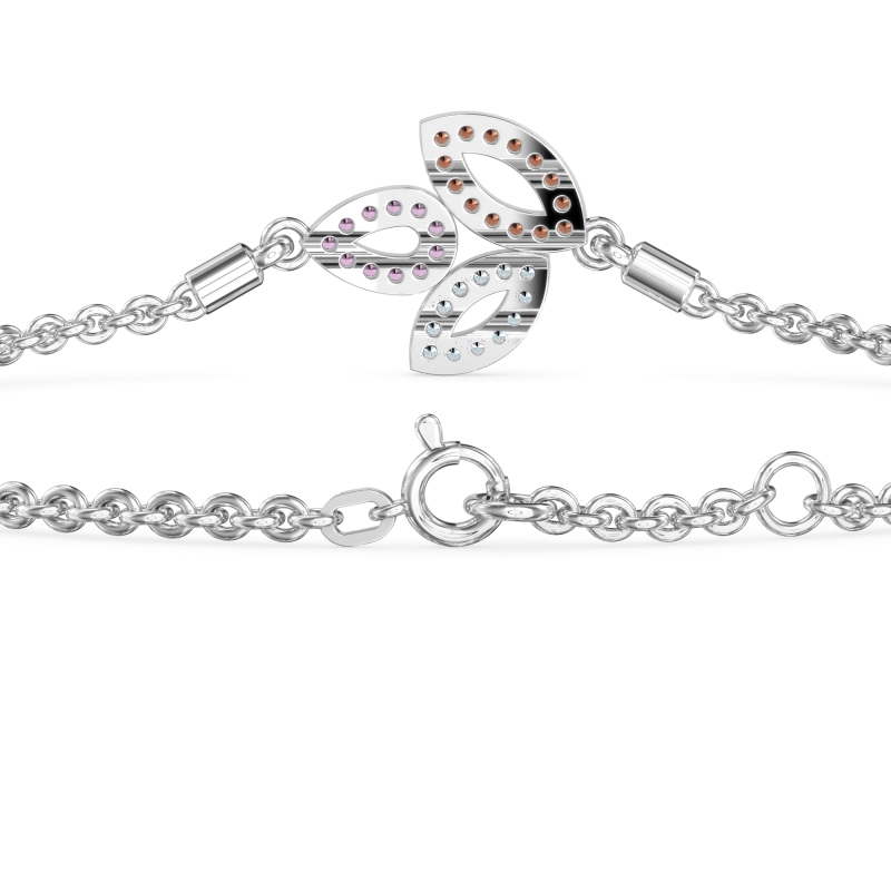 Three Leaf Adjustable Bracelet