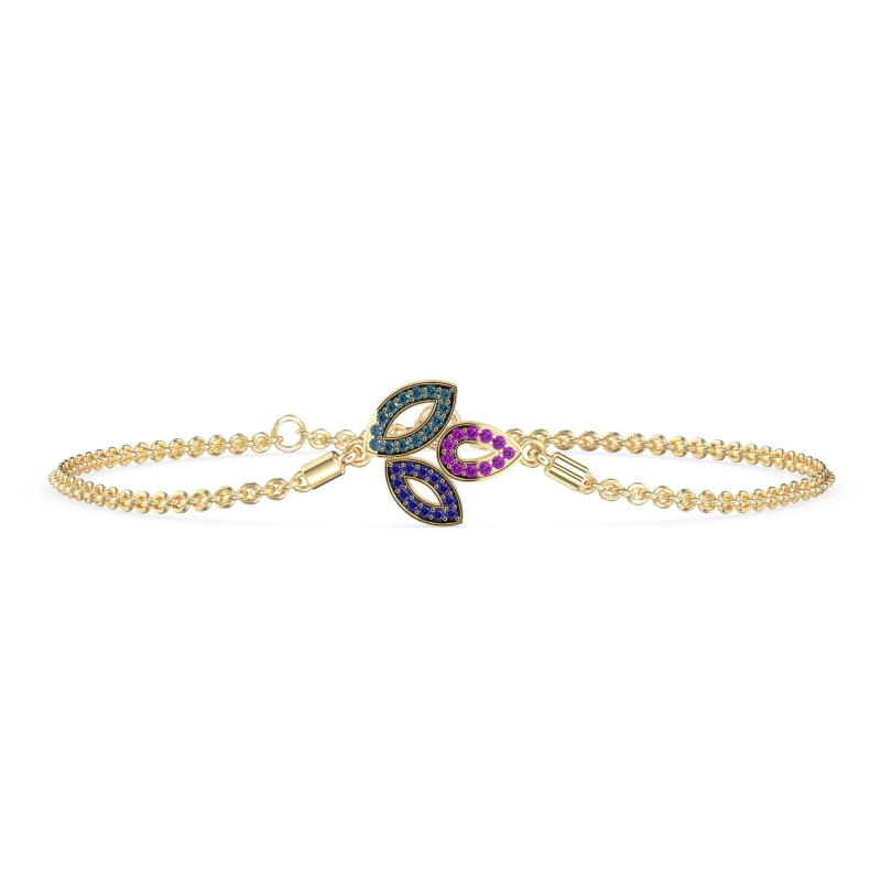 Three Leaf Adjustable Bracelet