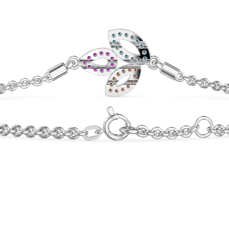 Three Leaf Adjustable Bracelet