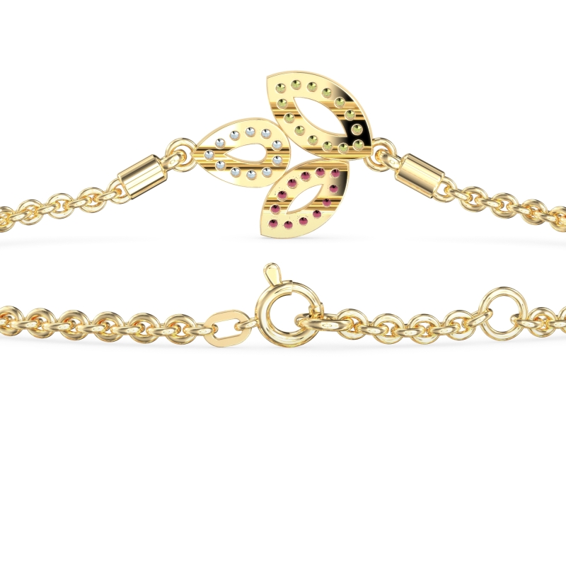 Three Leaf Adjustable Bracelet