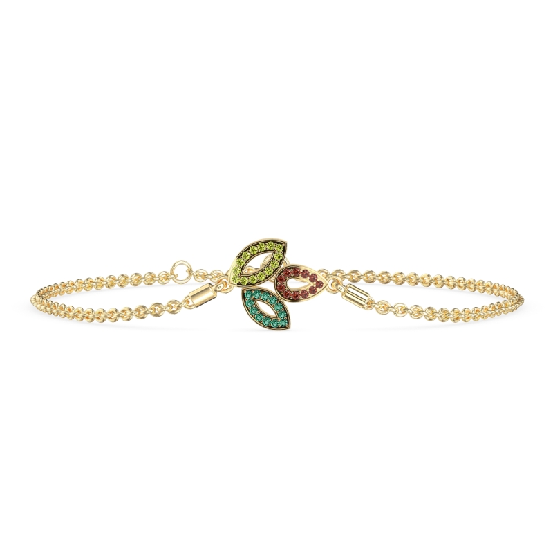 Three Leaf Adjustable Bracelet