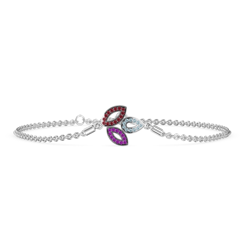 Three Leaf Adjustable Bracelet