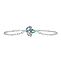 Three Leaf Adjustable Bracelet