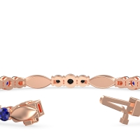 Marquise and Round Link Bracelet