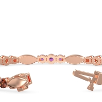 Marquise and Round Link Bracelet