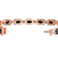 Oval and Round 7 Inch Bracelet