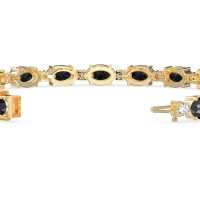 Oval and Round 7 Inch Bracelet