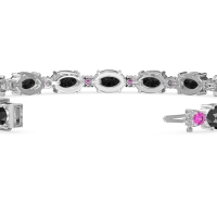 Oval and Round 7 Inch Bracelet