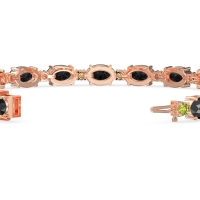 Oval and Round 7 Inch Bracelet