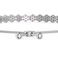 Adjustable Fleur Gemstone Bracelet