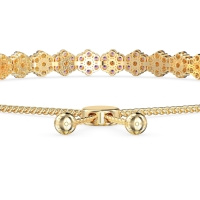 Adjustable Fleur Gemstone Bracelet