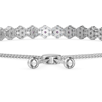 Adjustable Fleur Gemstone Bracelet