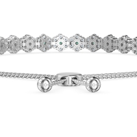 Adjustable Fleur Gemstone Bracelet