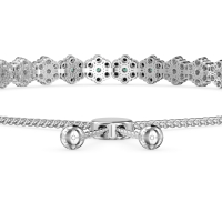 Adjustable Fleur Gemstone Bracelet