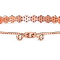 Adjustable Fleur Gemstone Bracelet