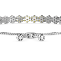 Adjustable Fleur Gemstone Bracelet