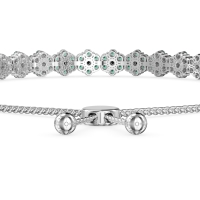 Adjustable Fleur Gemstone Bracelet