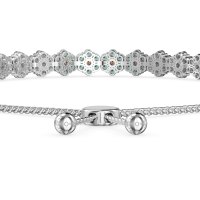 Adjustable Fleur Gemstone Bracelet