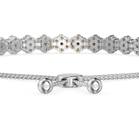 Adjustable Fleur Gemstone Bracelet