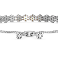 Adjustable Fleur Gemstone Bracelet