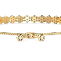 Adjustable Fleur Gemstone Bracelet