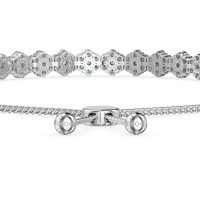 Adjustable Fleur Gemstone Bracelet