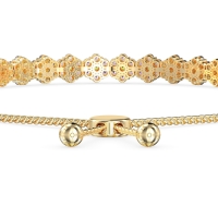 Adjustable Fleur Gemstone Bracelet