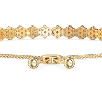 Adjustable Fleur Gemstone Bracelet