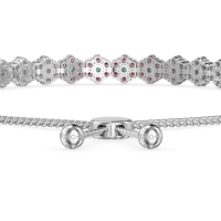 Adjustable Fleur Gemstone Bracelet