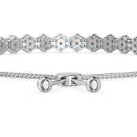 Adjustable Fleur Gemstone Bracelet