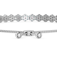 Adjustable Fleur Gemstone Bracelet