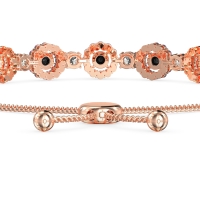 Bolo Gemstone Circle Link Bracelet