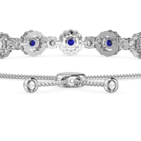 Bolo Gemstone Circle Link Bracelet