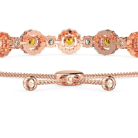 Bolo Gemstone Circle Link Bracelet