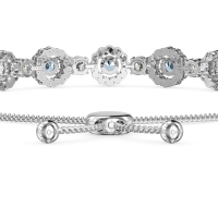 Bolo Gemstone Circle Link Bracelet