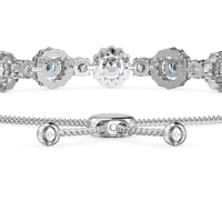 Bolo Gemstone Circle Link Bracelet