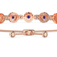 Bolo Gemstone Circle Link Bracelet