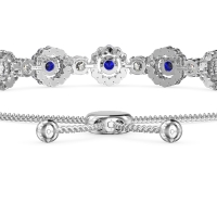 Bolo Gemstone Circle Link Bracelet