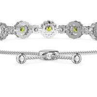 Bolo Gemstone Circle Link Bracelet