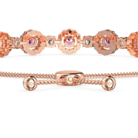 Bolo Gemstone Circle Link Bracelet